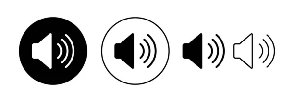 Speaker Icon Vector Web Mobile App Volume Sign Symbol Loudspeaker — Stock Vector