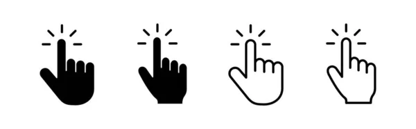 Вектор Піктограми Ручного Курсора Знак Курсора Символ Значок Ручного Курсора — стоковий вектор