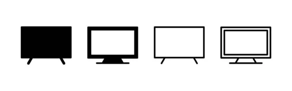 Wektor Ikony Telewizji Znak Symbol Telewizyjny — Wektor stockowy