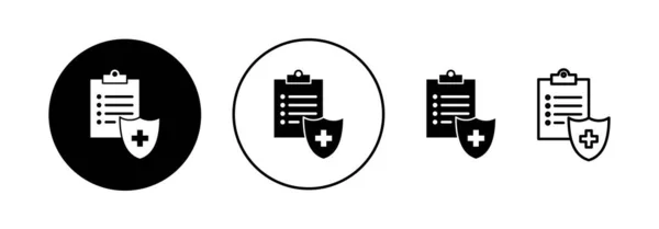 Icon Vektor Der Krankenversicherung Für Web Und Mobile App Zeichen — Stockvektor