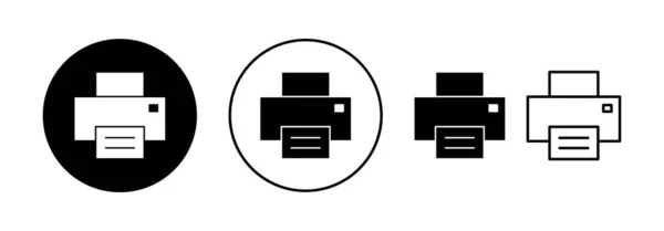 Вектор Значка Печати Веб Мобильного Приложения Знак Принтера Символ — стоковый вектор