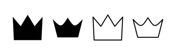 Вектор Значка Корони Знак Символ Корони — стоковий вектор