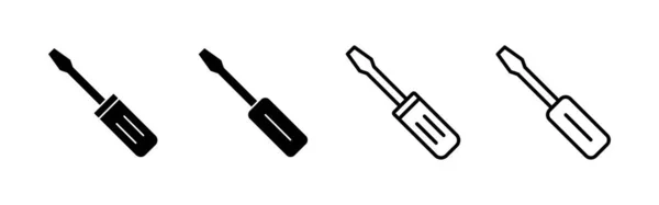 드라이버 아이콘 Vector Tools Sign Symbol — 스톡 벡터