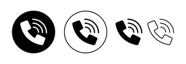 Call icon vector for web and mobile app. telephone sign and symbol. phone icon. contact us 