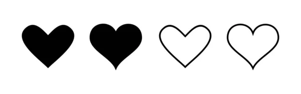 Vecteur Icône Amour Signe Symbole Cœur Comme Vecteur Icône — Image vectorielle