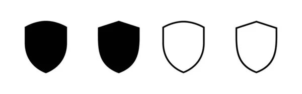 Schild Icon Vektor Schutzsymbol Sicherheitszeichen Und Symbol — Stockvektor