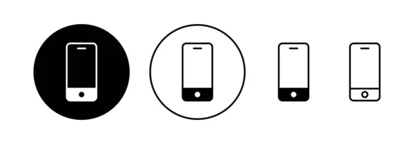 Вектор Значка Телефону Веб Мобільного Додатку Виклик Знака Символу Символ — стоковий вектор