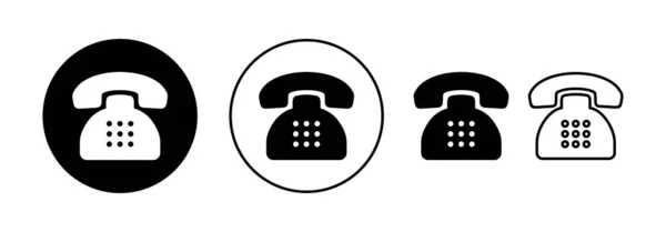 Webおよびモバイルアプリ用の電話アイコンベクトル 電話の記号と記号 — ストックベクタ