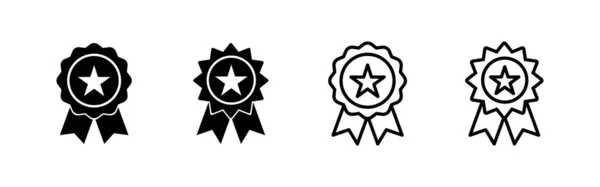 Icône Badge Vecteur Prix Icône Vecteur Atteindre Signe Symboles — Image vectorielle