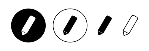 Icono Lápiz Vector Para Web Aplicación Móvil Signo Pluma Símbolo — Archivo Imágenes Vectoriales