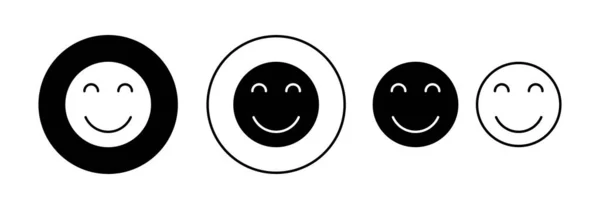 Smile Icon Vektor Für Web Und Mobile App Smile Emoticon — Stockvektor
