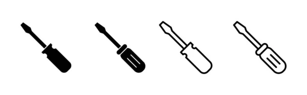 드라이버 아이콘 Vector Tools Sign Symbol — 스톡 벡터