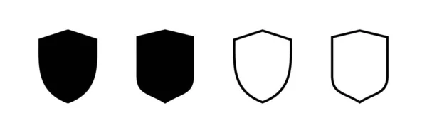 Вектор Значка Щита Піктограма Захисту Знак Безпеки Символ — стоковий вектор