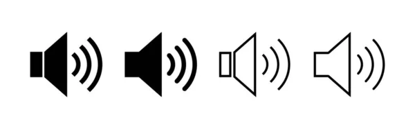 Lautsprechersymbolvektor Lautstärkezeichen Und Symbol Lautsprechersymbol Klangsymbol — Stockvektor