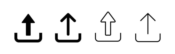 Odeslat Ikonu Vektoru Načíst Datový Znak Symbol — Stockový vektor