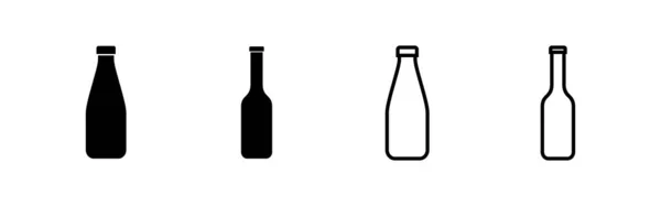 Bottle Icon Vector Bottle Sign Symbol — Stock Vector