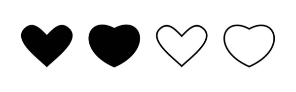 Vektor Ikon Lásky Znak Symbol Srdce Jako Vektor Ikon — Stockový vektor