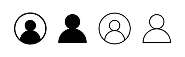 Vecteur Icône Utilisateur Signe Symbole Personne Icône Personnes — Image vectorielle