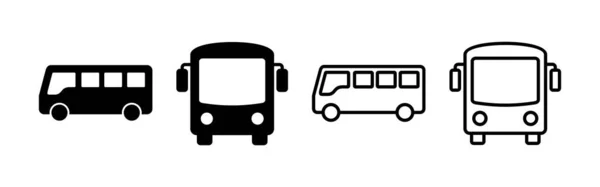Vecteur Icône Bus Signe Symbole Bus — Image vectorielle