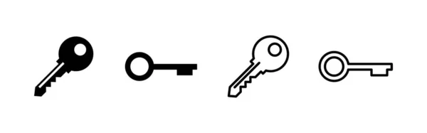 关键图标向量 关键标志和符号 — 图库矢量图片