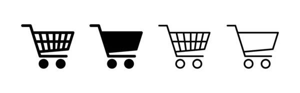 购买图标向量 购物车的标志和符号 Trolley图标 — 图库矢量图片