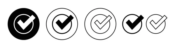 Zugelassene Symbolsätze Für Web Und Mobile App Zertifizierte Medaillen Ikone — Stockvektor