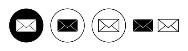 Conjunto Ícones Email Para Web Aplicativo Móvel Mail Sinal Símbolo —  Vetores de Stock