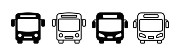 Vecteur Icône Bus Signe Symbole Bus — Image vectorielle
