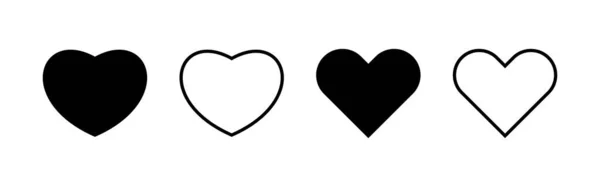 Vektor Ikon Lásky Znak Symbol Srdce Jako Vektor Ikon — Stockový vektor