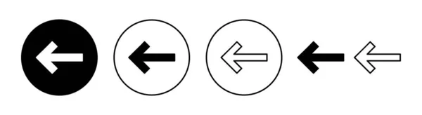 Conjunto Iconos Flecha Para Web Aplicación Móvil Signo Flecha Símbolo — Archivo Imágenes Vectoriales