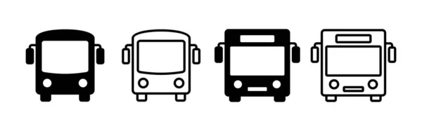Bus Symbol Vektor Busschild Und Symbol — Stockvektor