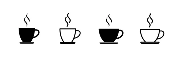 Kahvikupin Kuvakevektori Cup Kahvi Merkki Symboli — vektorikuva