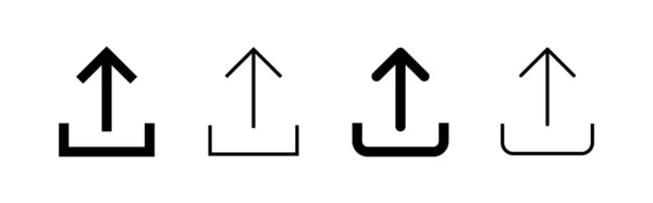 Symbolvektor Hochladen Datenzeichen Und Symbol Laden — Stockvektor