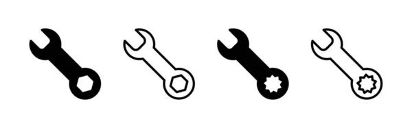 Διανυσματικό Εικονιδίου Εικονίδιο Επισκευής Σύμβολο Και Σύμβολο Εργαλείων — Διανυσματικό Αρχείο