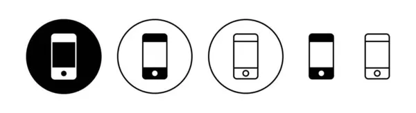 Σύνολο Εικονιδίου Τηλεφώνου Για Web Και Mobile App Σήμα Κλήσης — Διανυσματικό Αρχείο