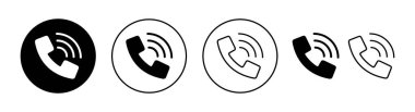 Call icon vector for web and mobile app. telephone sign and symbol. phone icon. contact us 