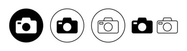 Camera icon vector for web and mobile app. photo camera sign and symbol. photography icon.