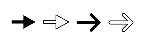 Вектор Піктограми Стрілки Знак Символ Стрілки Веб Дизайну — стоковий вектор