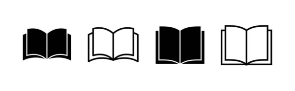 Διάνυσμα Εικονιδίου Βιβλίου Ανοιχτό Σημάδι Βιβλίο Και Σύμβολο Εικονίδιο Ebook — Διανυσματικό Αρχείο