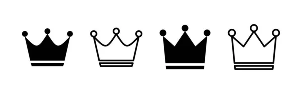 Вектор Значка Корони Знак Символ Корони — стоковий вектор