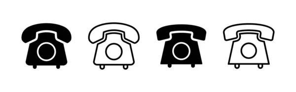 Τηλεφωνικός Φορέας Εικονιδίου Σήμα Και Σύμβολο Τηλεφώνου — Διανυσματικό Αρχείο