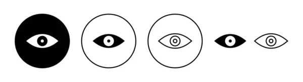 Ícone Olho Definido Para Web Aplicativo Móvel Sinal Olho Símbolo —  Vetores de Stock