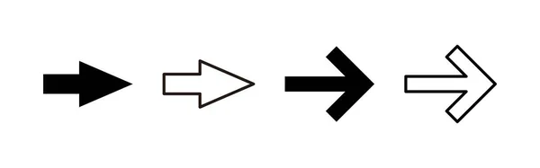 Вектор Піктограми Стрілки Знак Символ Стрілки Веб Дизайну — стоковий вектор