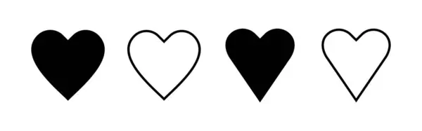 Love Icon Vector Heart Sign Symbol Icon Vector — Stock Vector