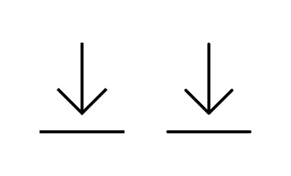 Télécharger Icône Vecteur Télécharger Signe Symbole — Image vectorielle
