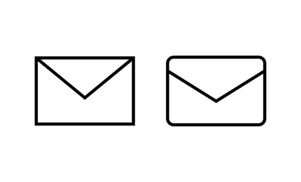 Vetor Ícone Correio Mail Sinal Símbolo Ícone Mail Ícone Envelope — Vetor de Stock