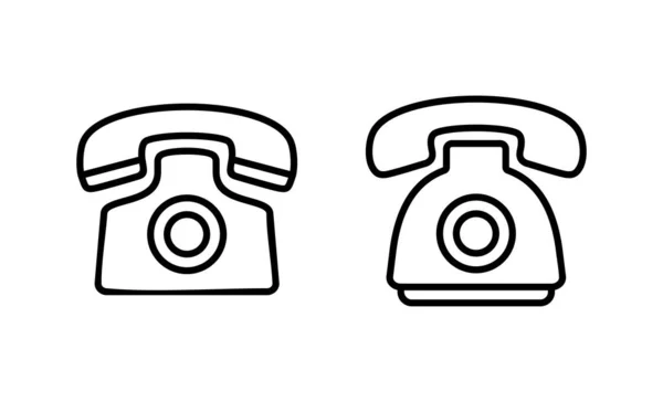 Telefon Ikon Vektor Telefon Jel Szimbólum — Stock Vector
