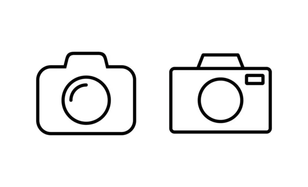 Camera Icon Vector Photo Camera Sign Symbol Photography Icon — Stock Vector