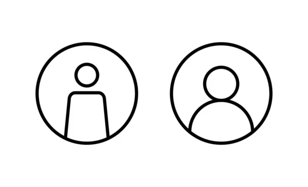 Иконописный Вектор Знак Человека Символ Люди Икона — стоковый вектор