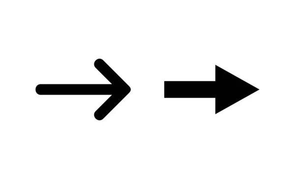 Pfeil Symbol Vektor Pfeilzeichen Und Symbol Für Webdesign — Stockvektor